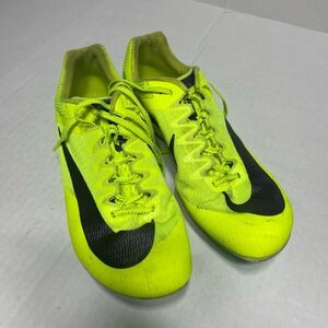 Nike Mens Track Spikes US 7.5 Volt Black Removable Spikes Athletic Performance